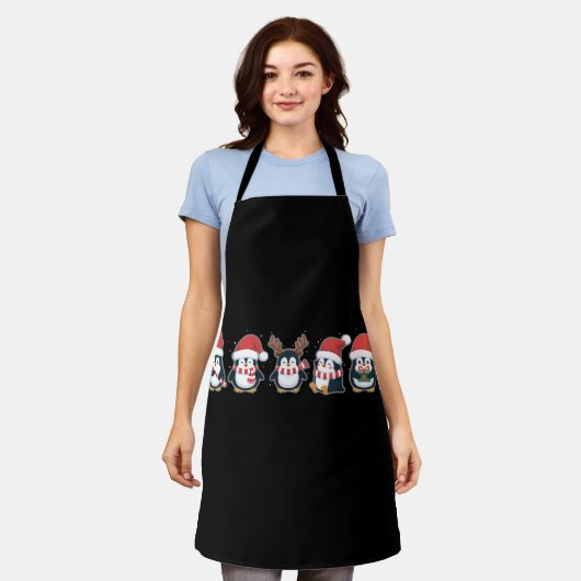 All-over Print Apron Schort (Gedragen)