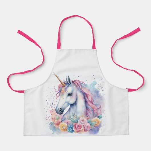 All-over Print Apron Schort (Voorkant)