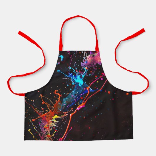 All-over Print Apron Schort (Voorkant)