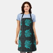All-over Print Apron Schort (Gedragen)