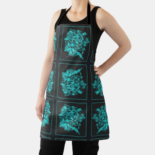 All-over Print Apron Schort (Insitu)