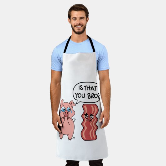 All-over Print Apron Schort (Gedragen)