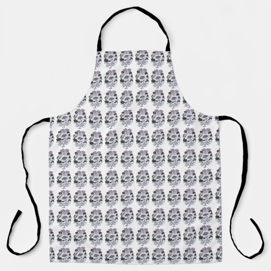 All-over Print Apron Schort (Voorkant)