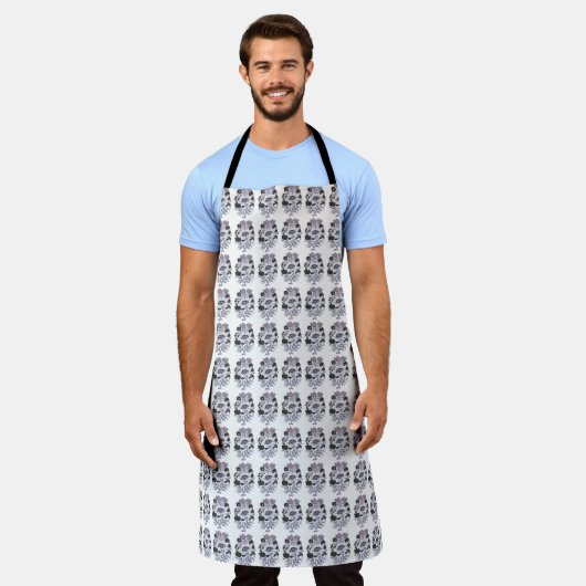 All-over Print Apron Schort (Gedragen)