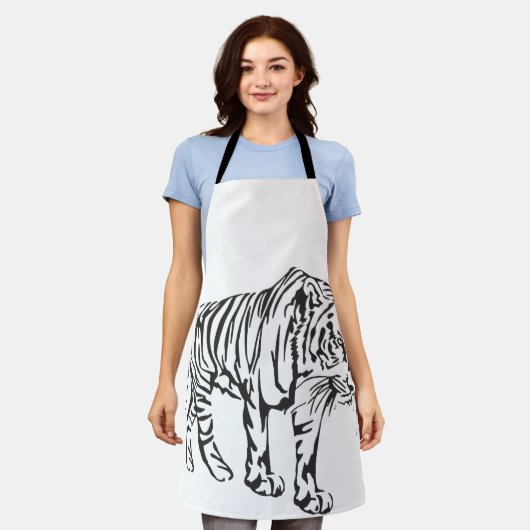 All-over Print Apron Schort (Gedragen)