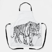 All-over Print Apron Schort (Voorkant)