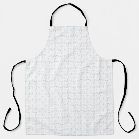 All-over Print Apron Schort (Voorkant)