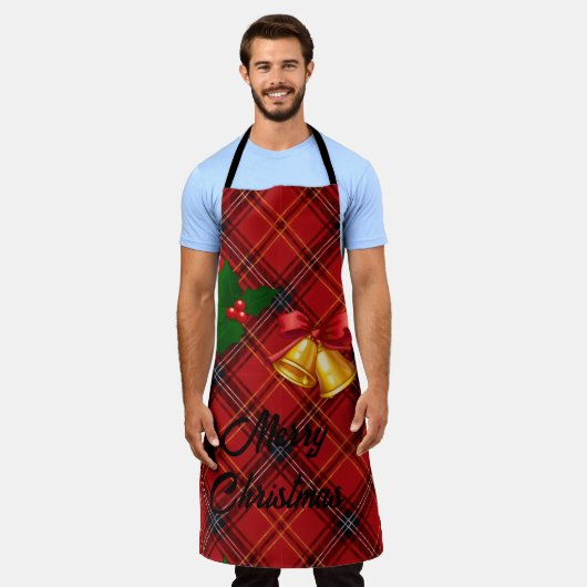 All-Over Print Apron Schort (Gedragen)