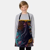 All-Over Print Apron Schort (Gedragen)