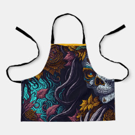 All-Over Print Apron Schort