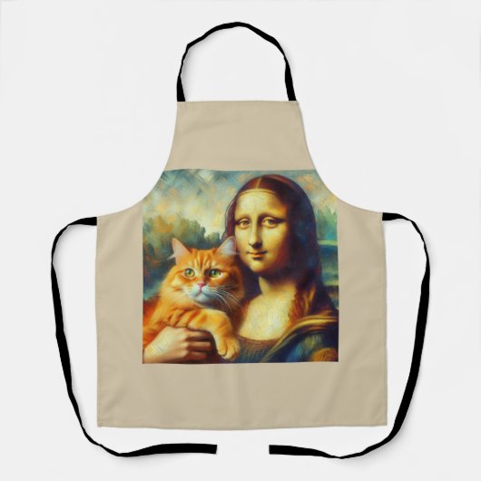 All-over Print Apron Schort (Voorkant)