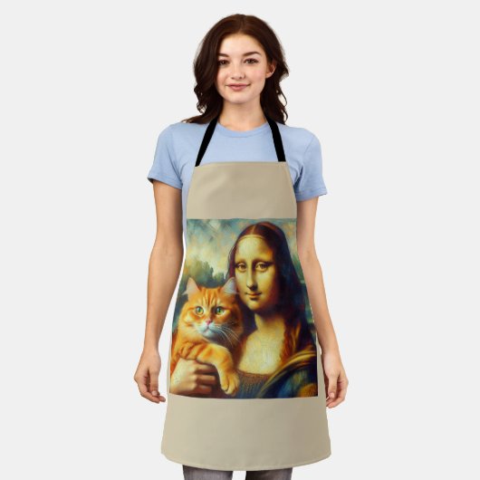 All-over Print Apron Schort (Gedragen)
