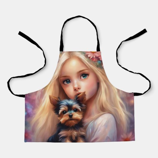 All-over Print Apron Schort (Voorkant)