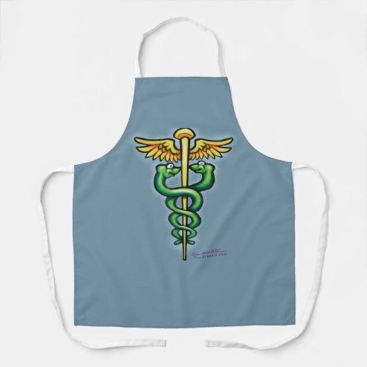 All-over Print Apron Schort (Voorkant)