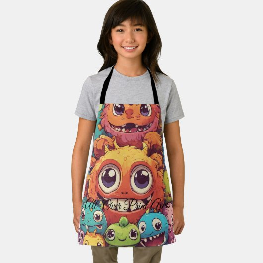 All-over Print Apron Schort (Insitu)