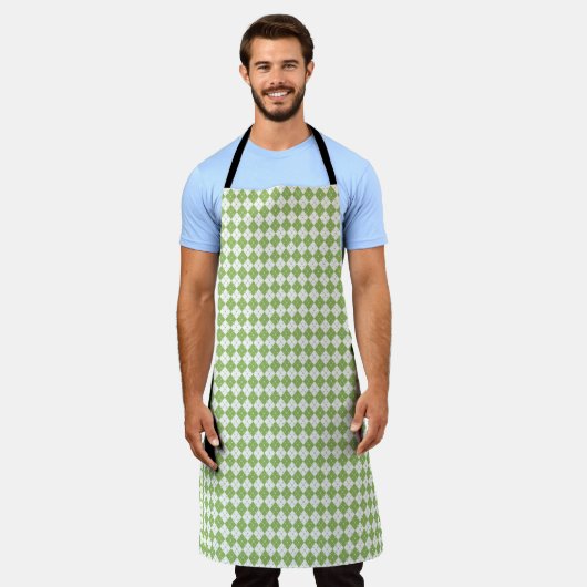 All-Over Print Apron Schort (Gedragen)
