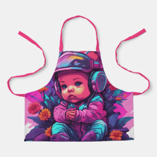 All-over Print Apron Schort