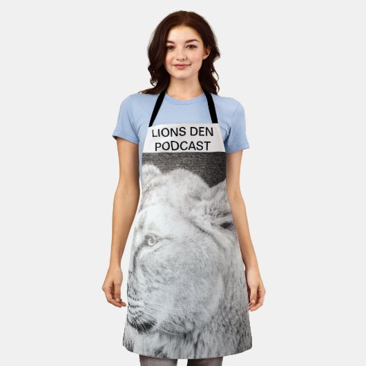 All-over Print Apron Schort (Gedragen)