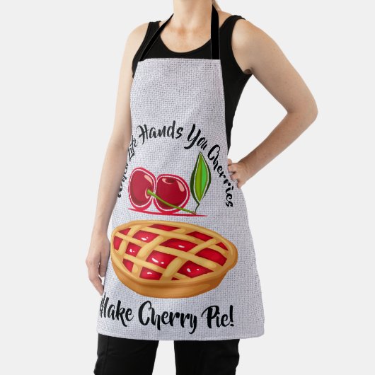 All-over Print Apron Schort (Insitu)