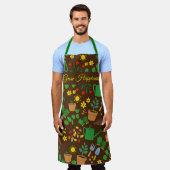 All-over Print Apron Schort (Gedragen)