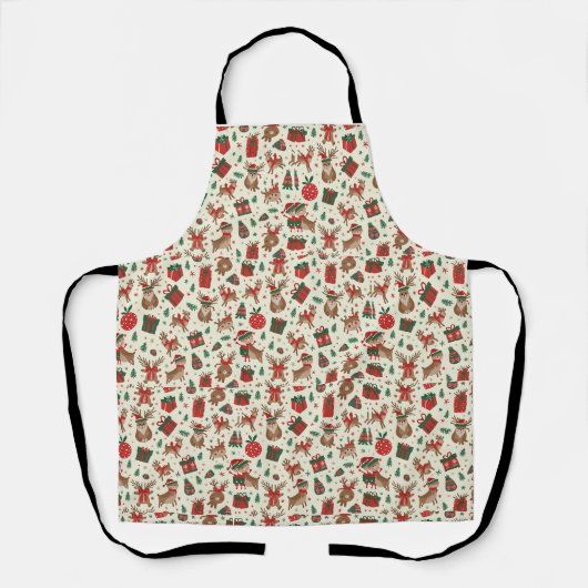 All-over Print Apron Schort (Voorkant)