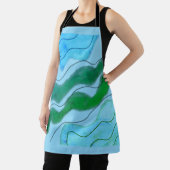 All-over Print Apron Schort (Insitu)