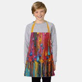 All-over Print Apron Schort (Gedragen)