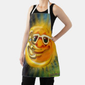 All-over Print Apron Schort (Insitu)