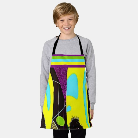 All-over Print Apron Schort (Gedragen)