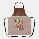 All-over Print Apron Schort (Voorkant)