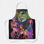 All-over Print Apron Schort (Voorkant)