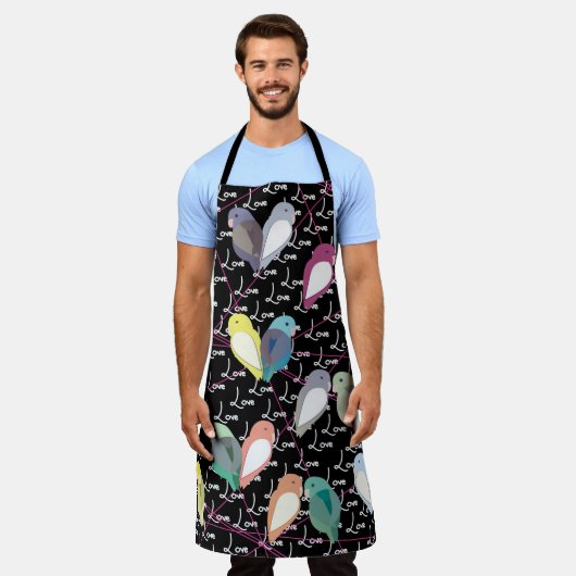 All-over Print Apron Schort (Gedragen)