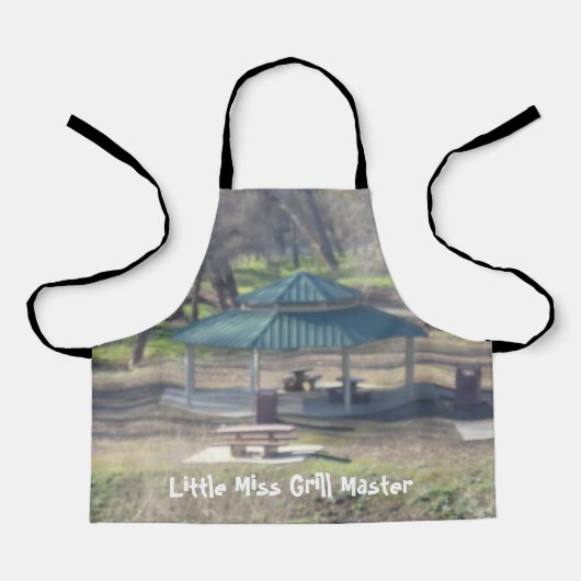 All-over Print Apron Schort (Voorkant)