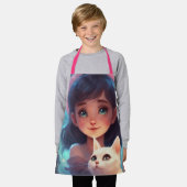 All-over Print Apron Schort (Gedragen)