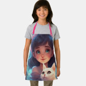 All-over Print Apron Schort (Insitu)