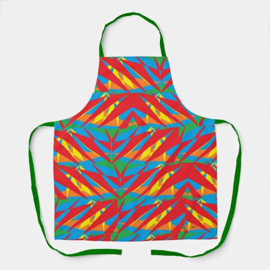 All-over Print Apron Schort (Voorkant)