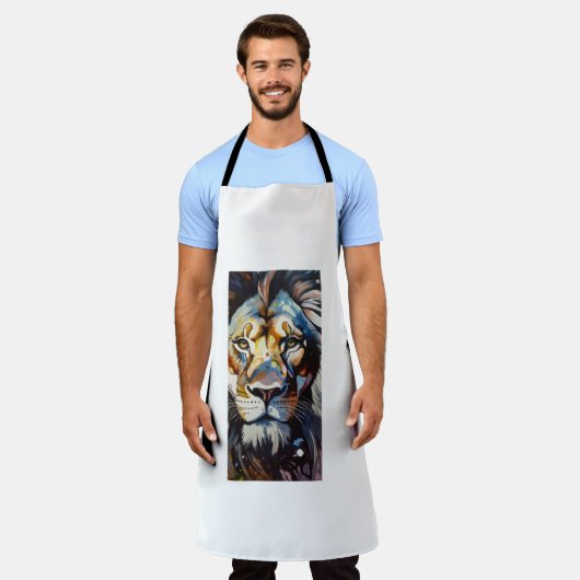 All-over Print Apron Schort (Gedragen)