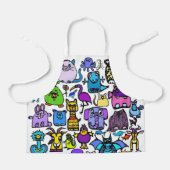 All-over Print Apron Schort (Voorkant)