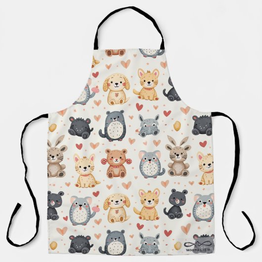 All-over Print Apron Schort (Voorkant)