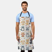 All-over Print Apron Schort (Gedragen)