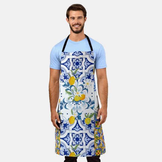 All-over Print Apron Schort (Gedragen)
