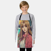 All-over Print Apron Schort (Gedragen)