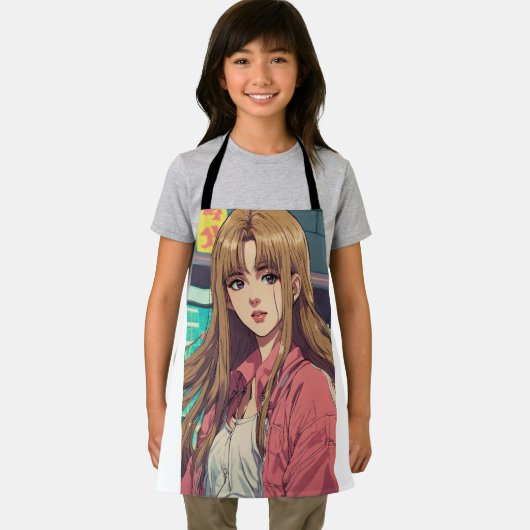 All-over Print Apron Schort (Insitu)