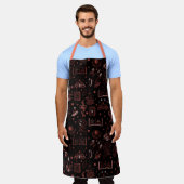 All-over Print Apron Schort (Gedragen)