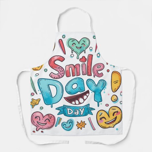 All-over Print Apron Schort (Voorkant)