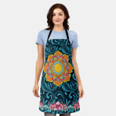 All-over Print Apron Schort (Gedragen)