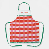 All-over Print Apron Schort (Voorkant)