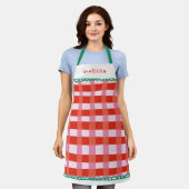 All-over Print Apron Schort (Gedragen)