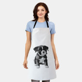 All-over Print Apron Schort (Gedragen)