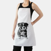 All-over Print Apron Schort (Insitu)